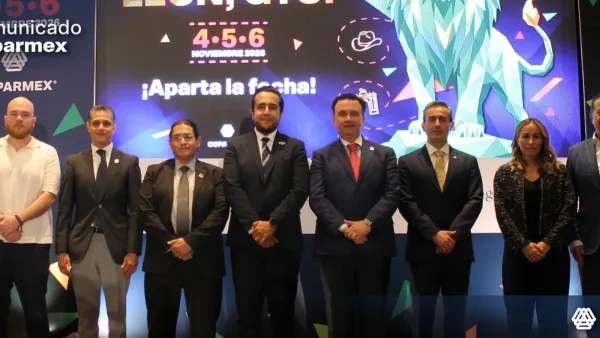 Representantes de COPARMEX durante la presentación oficial del Encuentro Nacional 2026 en León.